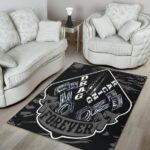 Drag Racing Forever Rectangle Rug Grey 3.jpg