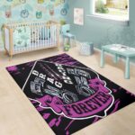 Drag Racing Forever Rectangle Rug Pink 2.jpg