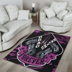 Drag Racing Forever Rectangle Rug Pink 3.jpg