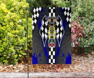Drag Racing Garden Flag Blue 1.jpg