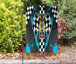 Drag Racing Garden Flag Carolina Blue 1.jpg