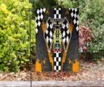 Drag Racing Garden Flag Orange 1.jpg