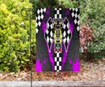 Drag Racing Garden Flag Pink 1.jpg