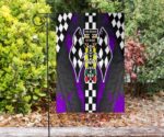 Drag Racing Garden Flag Purple 1.jpg