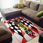 Drag Racing Red Flag Rectangle Rug 2.jpg