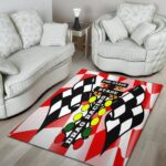 Drag Racing Red Flag Rectangle Rug 3.jpg