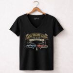 Drag Racing Vintage Strip 4 Womens V Neck.jpg