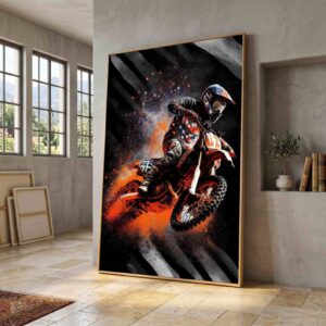 Dynamic Motocross Rider Vibrant Dirt Bike Action Wall Art 1 1.jpg