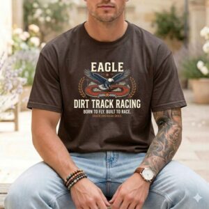 Eagle Dirt Track Racing Comfort Colors T Shirt 1.jpg