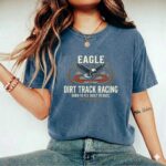 Eagle Dirt Track Racing Comfort Colors T Shirt 2.jpg