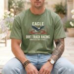Eagle Dirt Track Racing Comfort Colors T Shirt 3.jpg