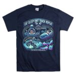 Eat Sleep Dirt Track Repeat Funny Racing 5 T Shirt.jpg