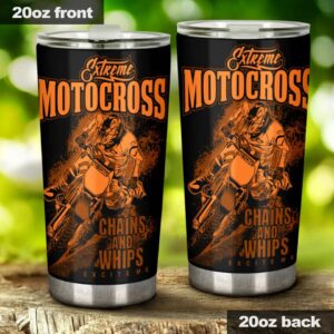 Extreme Motocross Chains And Whips Excite Me 20oz Tumbler Orange 2.jpg