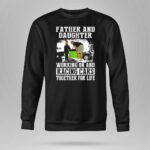 Father and Daughter Working On And Racing Car 3 Long Sleeves.jpg