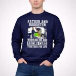 Father and Daughter Working On And Racing Car 3 Sweatshirt.jpg