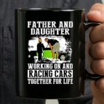 Father and Daughter Working On And Racing Car 3 mug.jpg