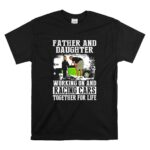 Father and Daughter Working On And Racing Car T Shirt 6.jpg