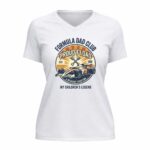 Formula Dad Club Vintage 2 Womens V Neck.jpg