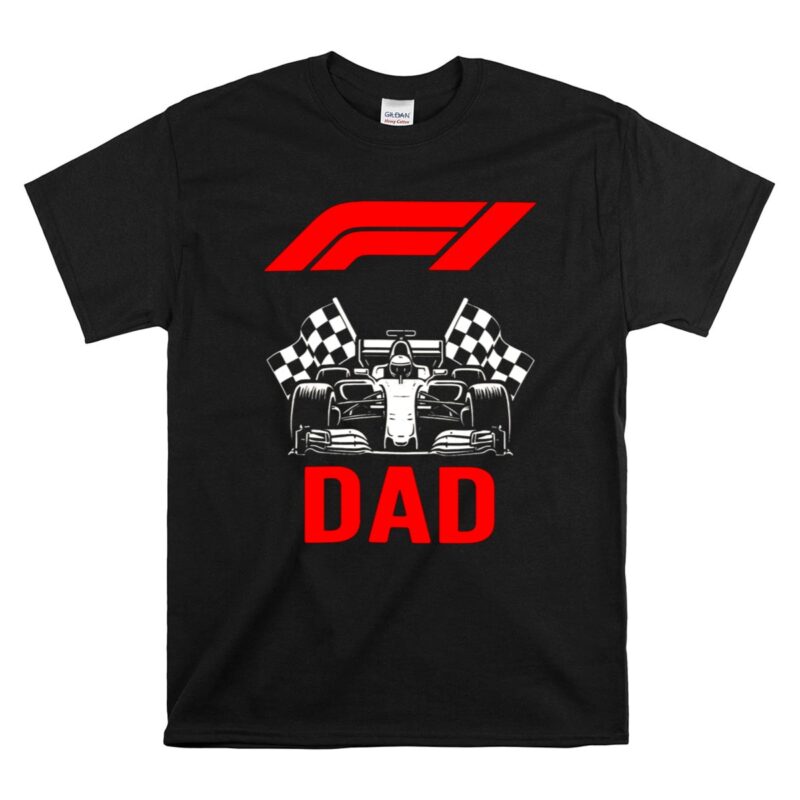 Formula Dad Flag Checkered 1 T Shirt.jpg