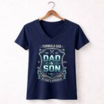 Formula Dad and Son Pit Chief 2 Womens V Neck 1.jpg