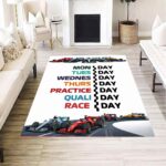 Formula One Racing Weekly Schedule Rectangle Rug 2.jpg