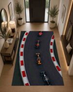 Formula One Track Racing Rectangle Rug 2.jpg