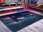 Formula Racing Car Speed Race Rectangle Rug 2.jpg