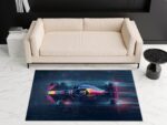Formula Racing Car Speed Race Rectangle Rug 3.jpg