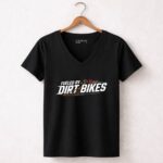 Fueled By Dirt Bikes 4 Womens V Neck.jpg