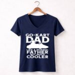 Go Kart Dad Like A Normal Father But Much Cooler 2 Womens V Neck.jpg