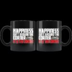 Happiness Isnt Around The Corner It Is The Corner Sprint Car Mug 1.jpg