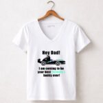 Hey Dad F1 Kimi Antonelli 5 Womens V Neck.jpg