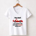 Hey Dad F1 Lewis Hamilton 5 Womens V Neck.jpg