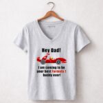 Hey Dad F1 Lewis Hamilton 6 Womens V Neck.jpg