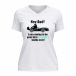 Hey Dad Formula George Russell 2 Womens V Neck.jpg
