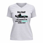 Hey Dad Formula George Russell 4 Womens V Neck.jpg