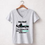 Hey Dad Formula George Russell 6 Womens V Neck.jpg