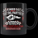 I Asked God For A Racing Partner He Sent Me My Daughter Sprint Car Racing Mug 2.jpg