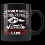 I Asked God For A Racing Partner He Sent Me My Son Sprint Car Racing Mug 2.jpg