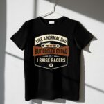 I Raise Racers F1 Dad Vintage 3 T Shirt.jpg