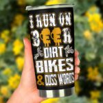 I Run On Beers Dirt Bikes Tumbler Cuss Words 20Oz Tumbler 3.jpg
