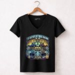 Id Rather Be Drag Racing Funny Racing 4 Womens V Neck.jpg