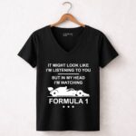 Im Watching Formula 1 With Dad Gift Fathers Day 4 Womens V Neck.jpg