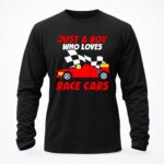 Just A Boy Who Loves Race Cars Gift Dad 2 Sweatshirt.jpg