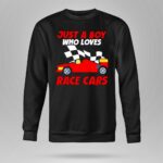 Just A Boy Who Loves Race Cars Gift Dad 3 Long Sleeves.jpg