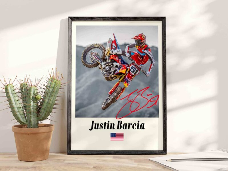 Justin Barcia Motocross and Supercross Rider Signature Wall Art 1.jpg