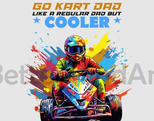 Kart Dad Apparel Gift Banner