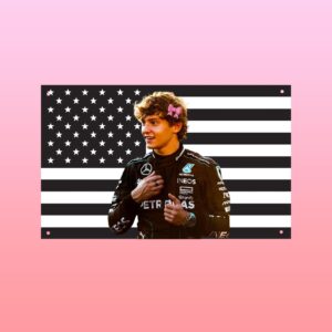 Kimi Antonelli Black US Flag Banner Formula One Outdoor Flag 1.jpg