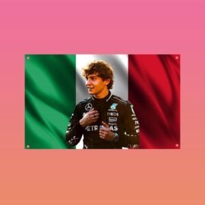 Kimi Antonelli Italian Flag Outdoor Flag 1.jpg