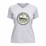 Like Father Like Son F1 Fan 4 Womens V Neck.jpg